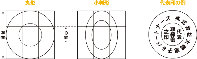 代表印イメージ 代表印イメージ